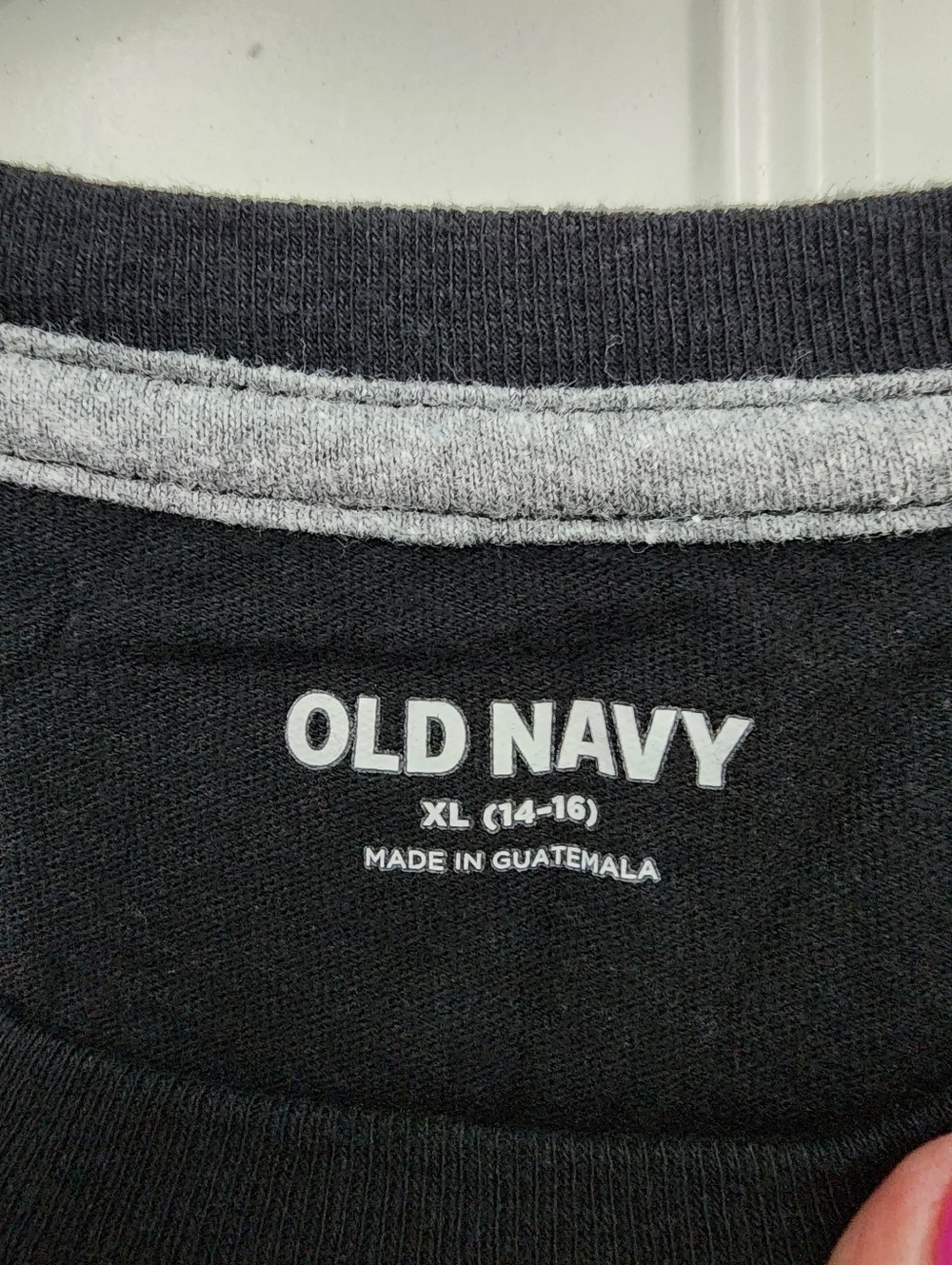 Old Navy Boy's Black Graphic 